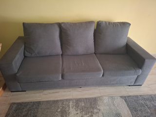 Sofá 3 plazas gris
