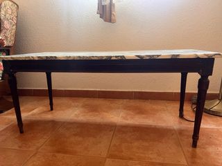 Mesa mármol antigua 1x0,5m