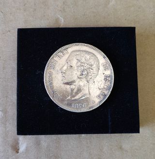 DURO plata Alfonso XII 1876