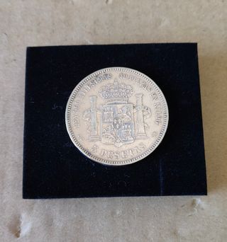 DURO plata Alfonso XII 1876