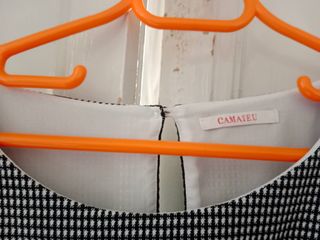 Blusa CAMAÍEU verano - blanco&negro