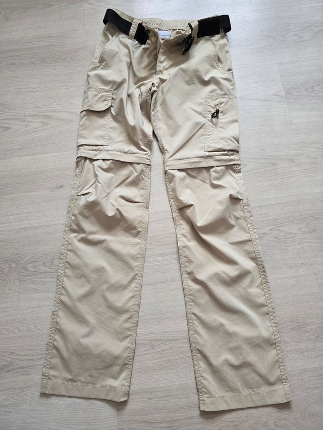 Pantalones COLUMBIA trekking beige - 14 años.