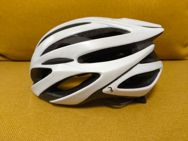 Casco bici BBB Falcon blanco 55-58cm