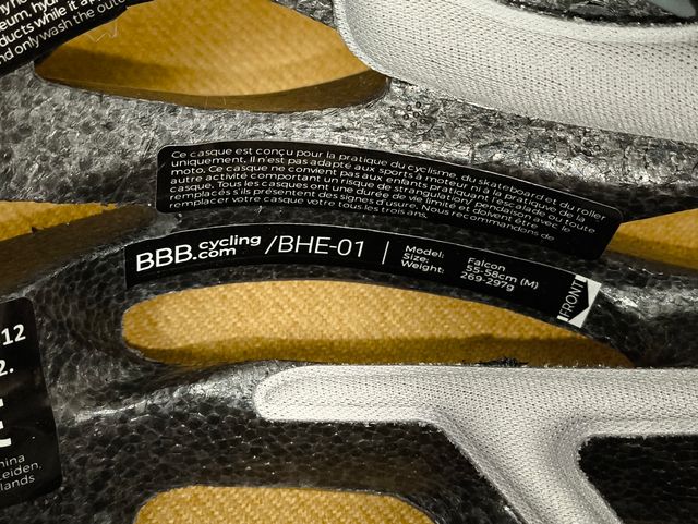 Casco bici BBB Falcon blanco 55-58cm