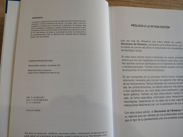 Diccionario de Fármacos (8ª edición)