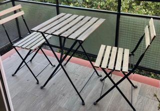 Mesa y 2 sillas plegables Ikea TARNO