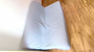 Sofá cama gris - 2 plazas