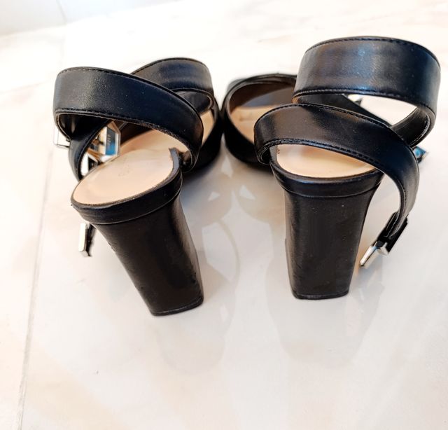 Sandali neri c&a - tacco 9.5 cm. Vendo per numero