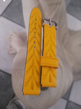 Cinturino orologio giallo | nuovo