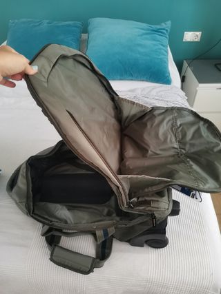 Mochila Ecoalf gris - viaje