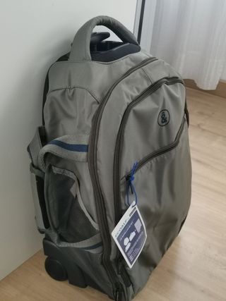Mochila Ecoalf gris - viaje