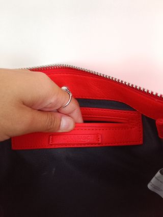 Bolso rojo Zara - cartera
