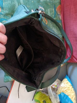 Bolso bandolera verde nuevo marca Caminata