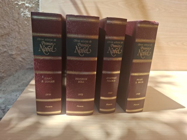 Obras selectas de Premios Nobel.- varios autores.