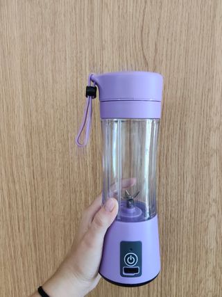 Mini-batidora portátil morada