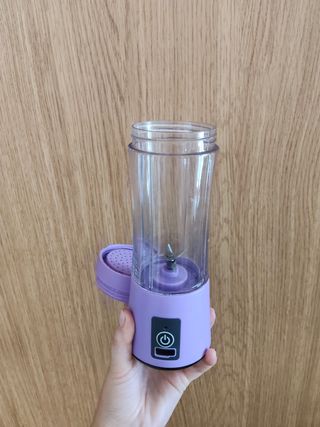 Mini-batidora portátil morada