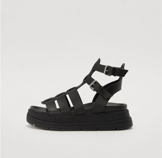 Sandalias negras plataforma