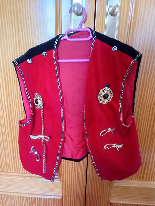 Chaleco comparsa pirata niña de unos 10 -12 años