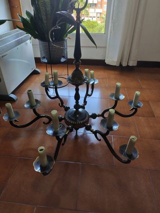 Lampara techo vintage 12 luces