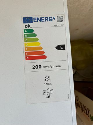 Congelador OK. OFZ 171 E W