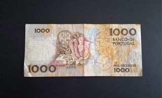 Billete 1000 Escudos Portugal 1988