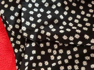 Falda pantalón negra estampada