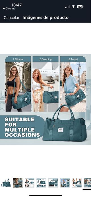 Bollso de lona o bolsa de viaje Senfew