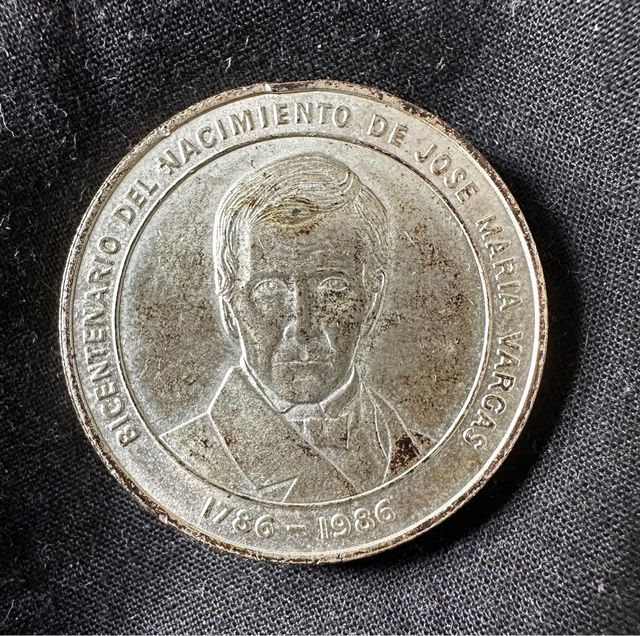 Moneda Bicentenario Vargas 1836-1986
