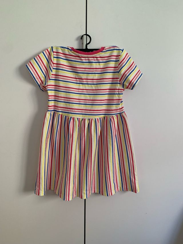 Vestido niña rayas 6-7 años