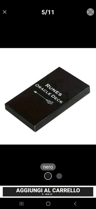 Set Cartomanzia Rune Oracle Deck