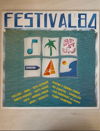 Vinile Originale “Festival ’84” – Sanremo, Italia