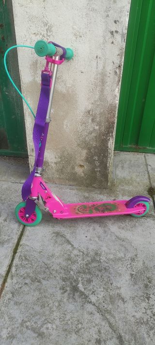 Patinete Oxelo rosa-morado niña