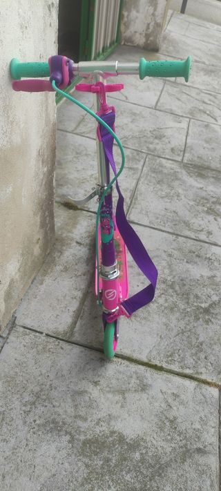 Patinete Oxelo rosa-morado niña