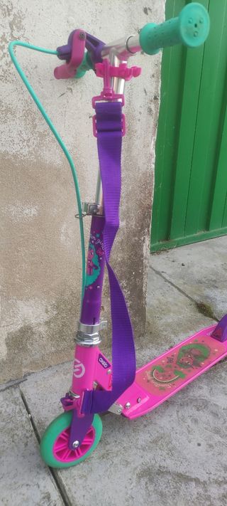 Patinete Oxelo rosa-morado niña