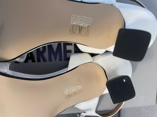 Sandali Carmens 36 pelle bianchi