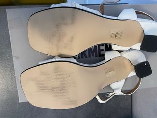 Sandali Carmens 36 pelle bianchi