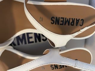 Sandali Carmens 36 pelle bianchi