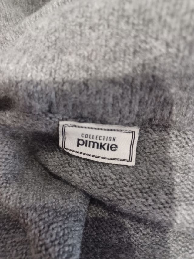 Vestido midi invierno gris