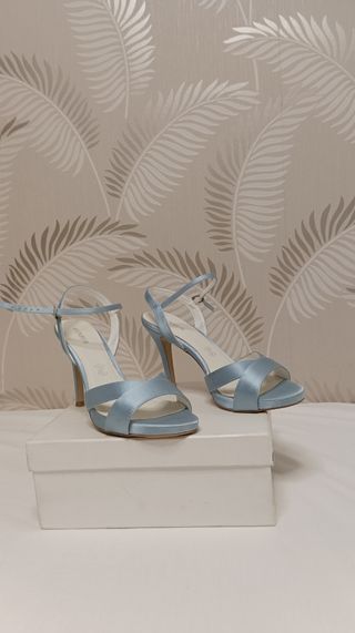 Zapatos novia Menbur - Azul