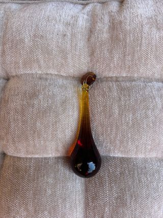 42 lágrimas cristal ámbar lámparas
