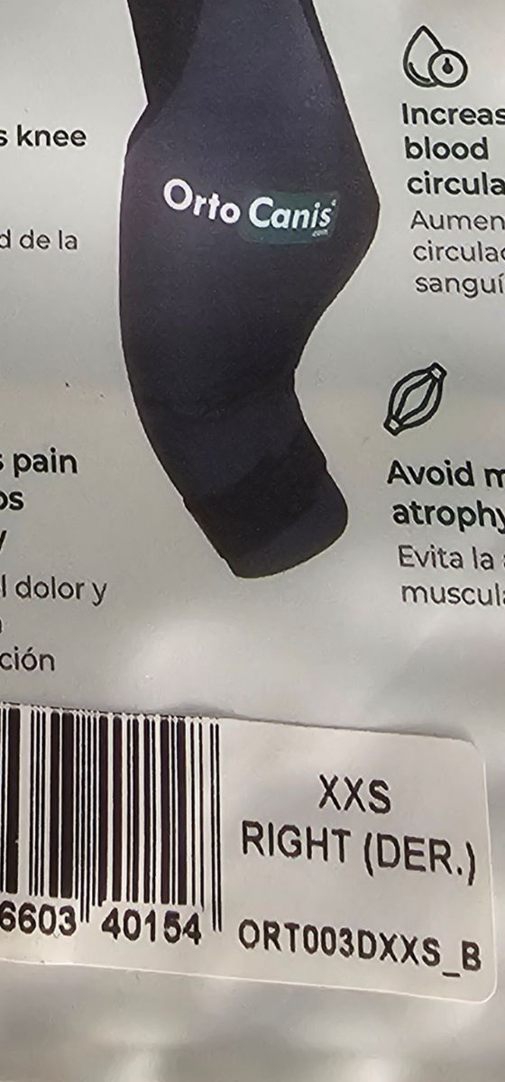 OrtoCanis - Protector rodilla perro