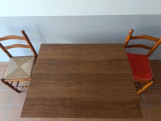 Mesa cocina madera + 4 sillas