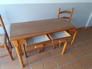 Mesa cocina madera + 4 sillas