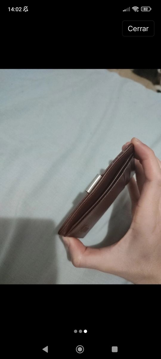 Cartera Kirin marrón