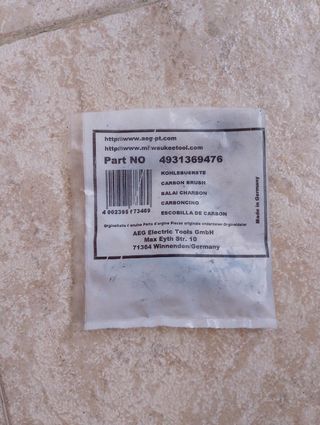 Spazzole Carbonio AEG 4931369476