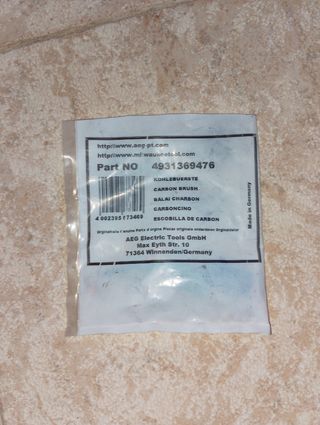 Spazzole Carbonio AEG 4931369476