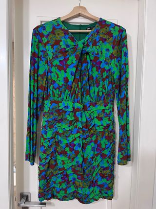 Vestido Zara estampado flores
