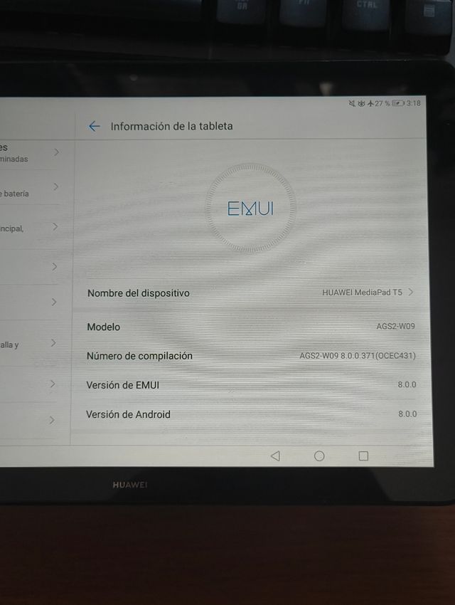 Huawei Mediapad T5 - Tablet negra