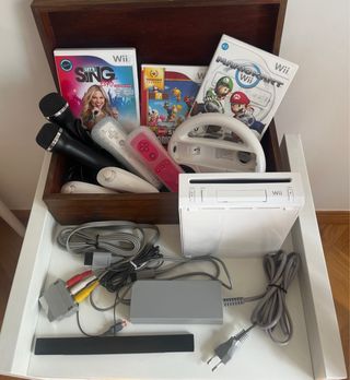 Nintendo Wii blanca original + accesorios 