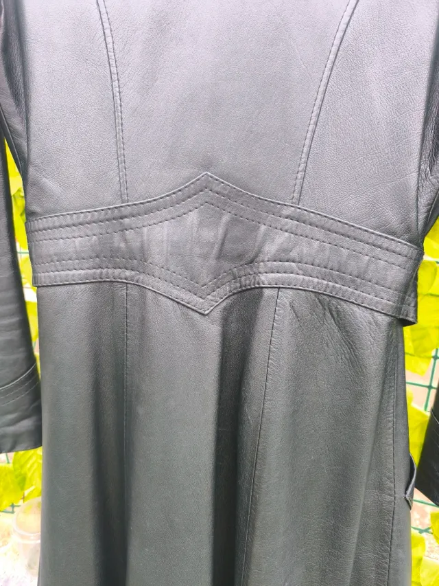 Chaqueta de piel autentica, Jersarp, verde oscuro